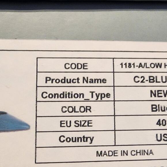 C. Paravano Teal Blue Low Heels Block Heel Pointed Toe Women's Size 9  New - Picture 8 of 11